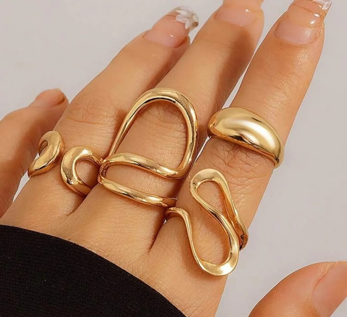 Gold Stainless Steel Ring