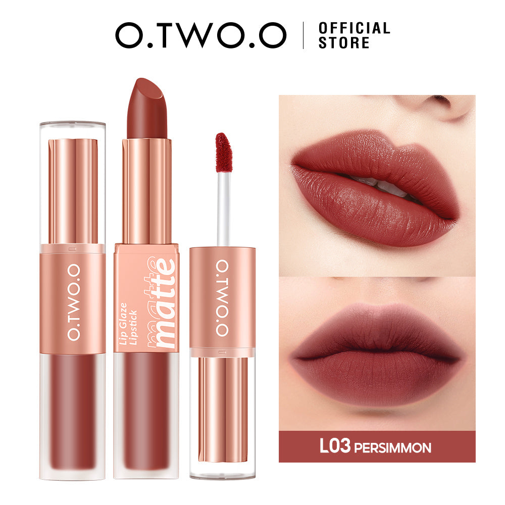 O.TWO.O 2-in-1 Matte Lip Glaze & Lipstick