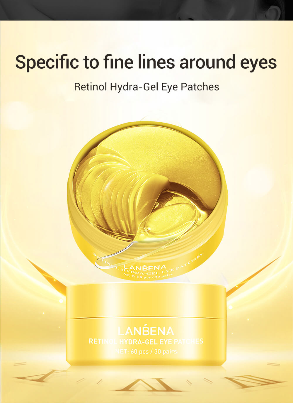 Lanbena Retinol Hydra-gel Eye Patches