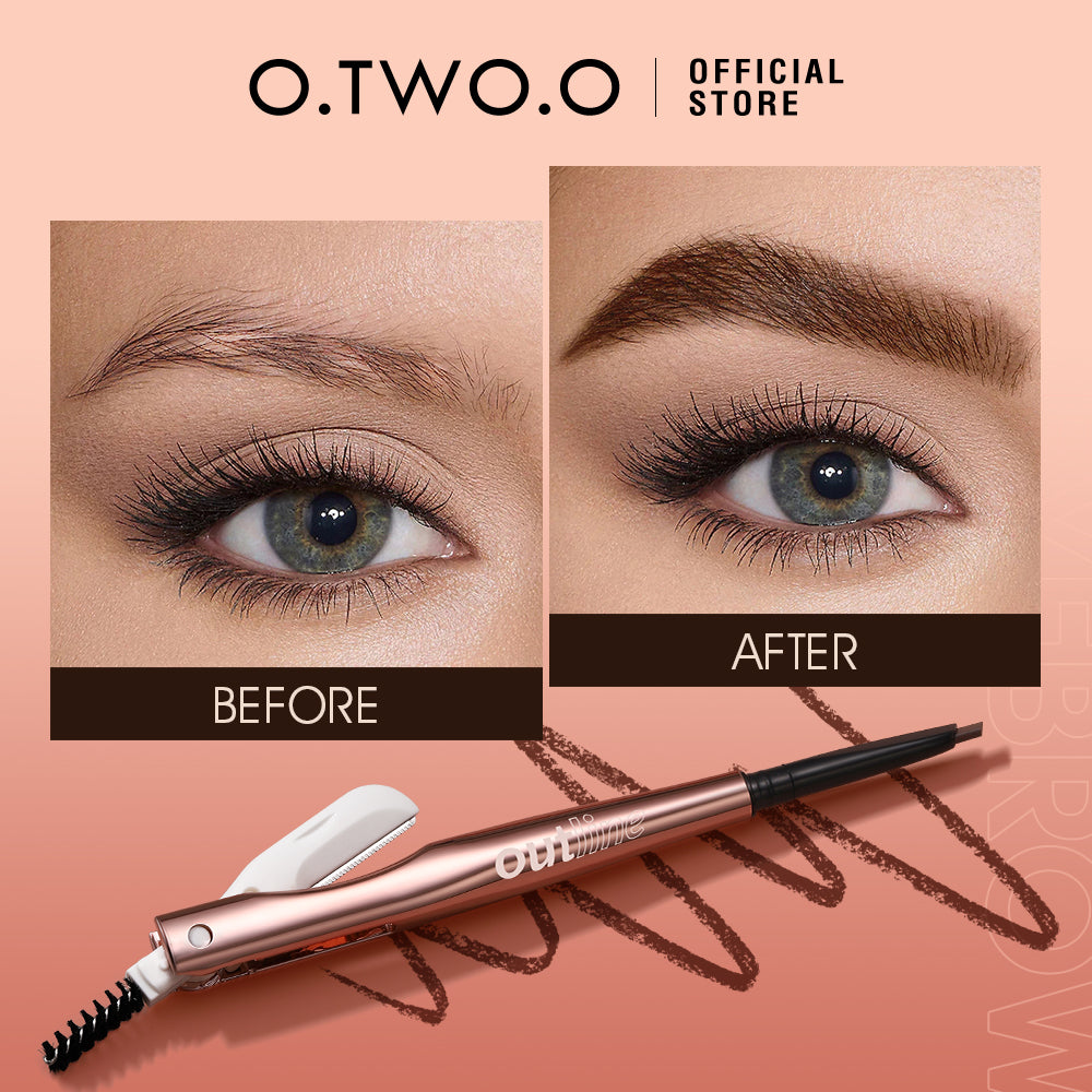 O.TWO.O Natural Soft Mist 3-In-1 Eyebrow Pencil
