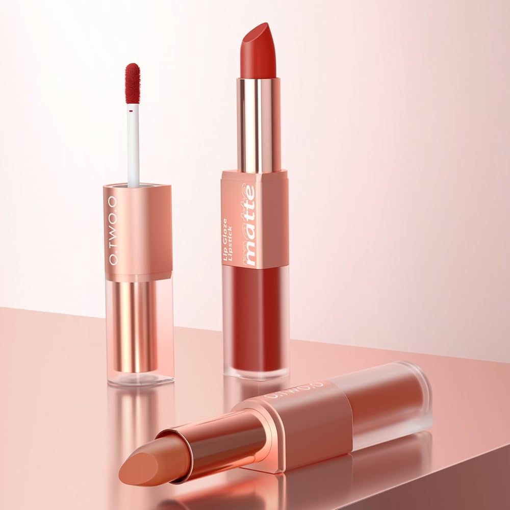O.TWO.O 2-in-1 Matte Lip Glaze & Lipstick