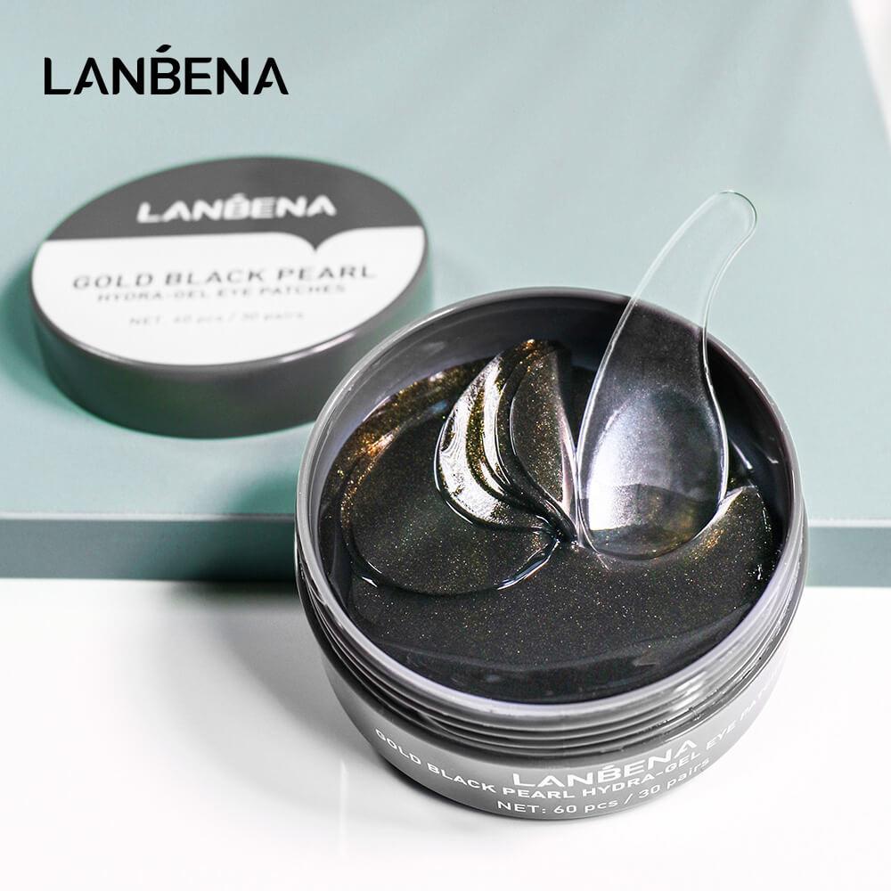 Lanbena Gold Black Pearl Hydra-gel Eye Patches