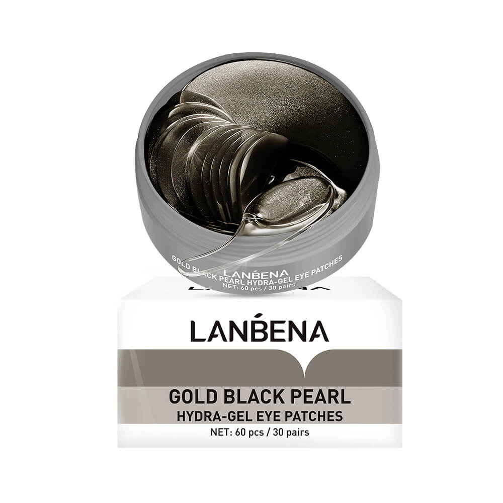 Lanbena Gold Black Pearl Hydra-gel Eye Patches